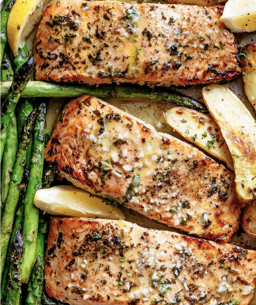 Baked Salmon (Pescatarian Friendly)