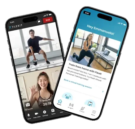 FlexIt App on phone screen