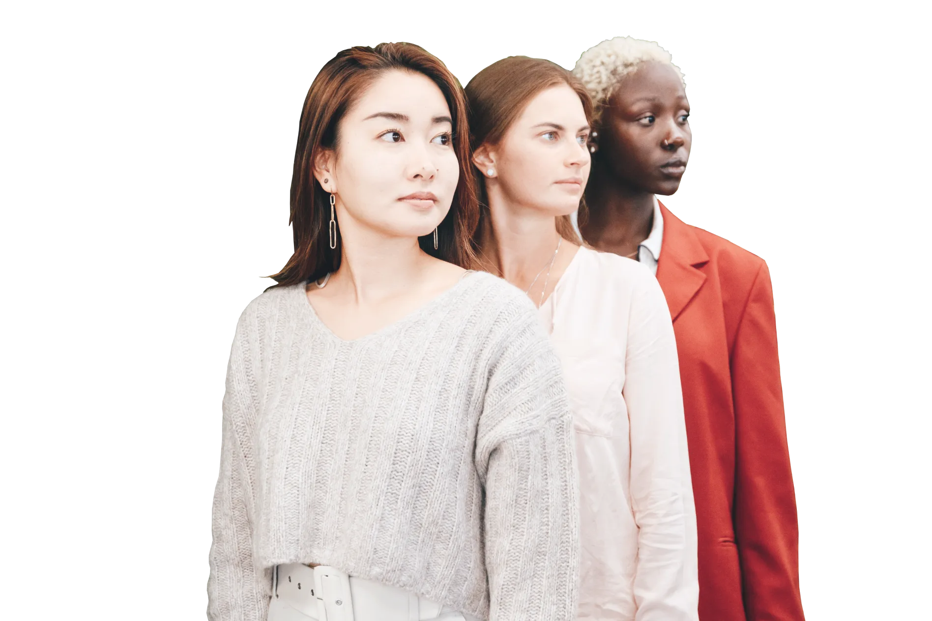 Three female coworkers